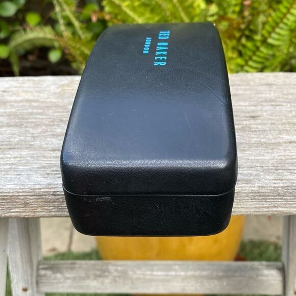 Ted Baker Black Rectangle Sunglasses Case. Unisex EUC! Designer Luxury - Picture 4 of 7